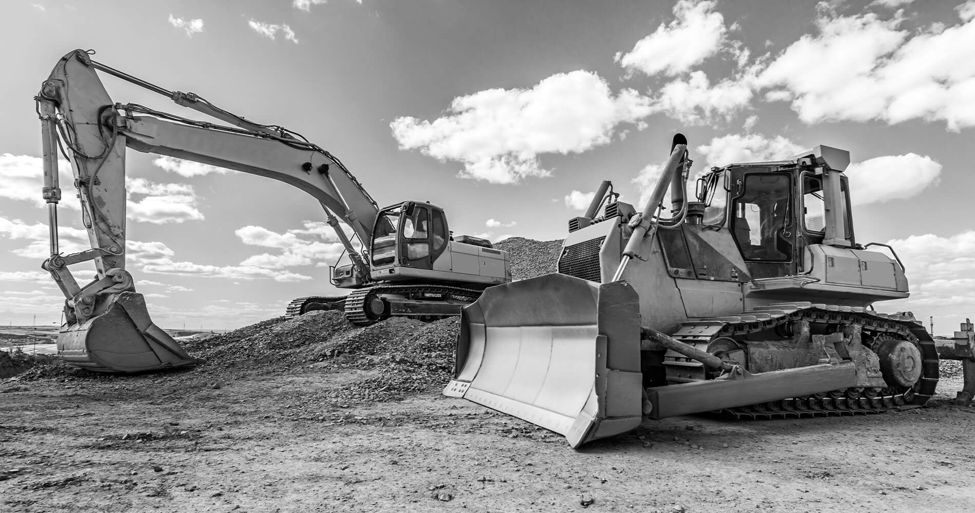 Excavator & Dozer